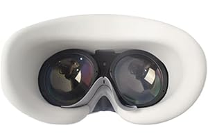 Xingsiyue VR Face Pad Compatible avec PICO 4 VR Glasses - Couvre-œil en Silicone pour Réalité Virtuelle Coussin pour Le Visage Résistant à la Sueur, Lavable et étanche à la Lumière