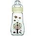 Mam Glass Bottle 260ml Silk Teat 2 Months +