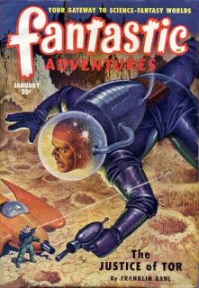 Fantastic Adventures inc The Justice of Tor - Vintage Mouse Mat