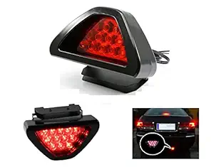 A2D Triangular LED brake Flasher Light 12LED RED For Tata Safari Storme