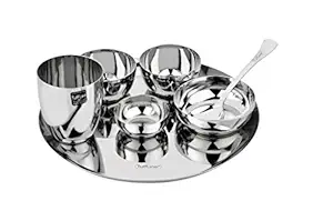 Tuff Line Stainless Steel 6 Pc Square Dinner Set