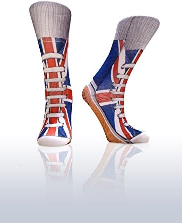 Cheeky Baldrick Adults Sneaker Socks (Union Jack)
