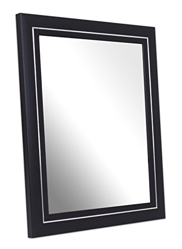 Inov8 MFES-BLAK-108 Traditional Spiegelglas-Rahmen, 25 x 20 cm, Packung mit 1, schwarz 53 - 2