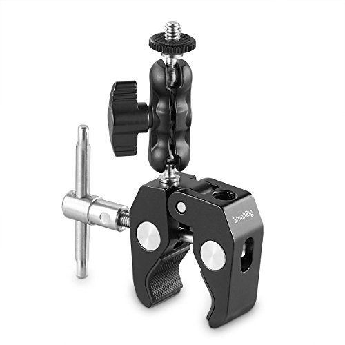 SMALLRIG Ballhead Clamp Magic Arm Braccio Magico con Morsetto a Sfera con Morsetto e Vite 1/4 Standard - 2161