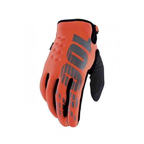 100%Inconnu 100% UNISEX CHILDREN BRISKER MTB Glove, Orange