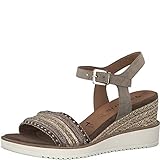 tamaris stiefelette blau keilabsatz TOUCH-IT Tamaris 1-1-28243-22 Damen Keilsandalen,Sandalen,Keilsandaletten,Keilabsatz,Sommerschuh,bequem,flach,Touch-IT,MUD,36 EU
