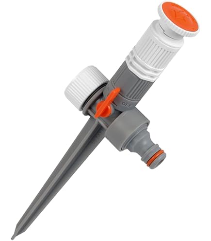 WL-Z17 Lawn Sprinkler, 360 m², Irrigation, Impulse Sprinkler, Grey, 10