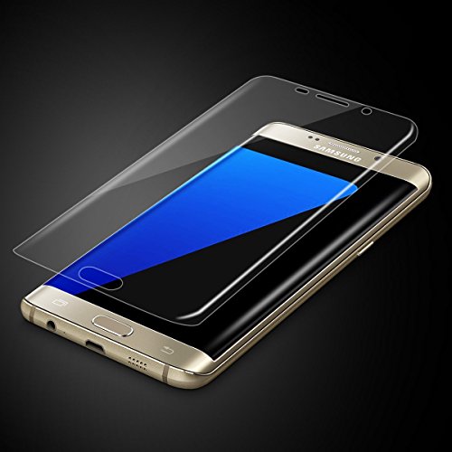 wortek TPU Schutzfolie 1 Stück für Samsung Galaxy S7 Edge – Folie deckt gesamte Front & Edges ab (vorgebogen & gehärtet) – Neues Modell - 4