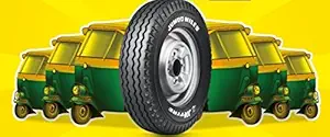 JK TYRE Jumbo Miles 4.00-8 Tubeless 3-Wheeler Tyre, Front