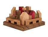Stadtpuzzle, 3D-Puzzle, Holzspiel, Denkspiel, Knobelspiel - 2