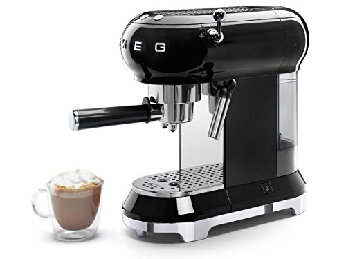 Smeg ECF01BLEU Espresso-Kaffeemaschine Schwarz Espresso-Automat Kaffee-Maschine - 4