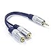 Produktbild 15 cm lang Professional Audio 3,5 mm Klinke Stereo Kopfhörer Splitter Kabel für – Dragon Touch Bluetooth Tablet