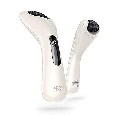 Abody Râpe Pieds Electrique Anti-Callosités，Soin des Pieds Rechargeable Pédicure Élimination Portable
