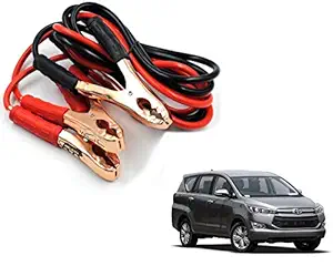 WolkomHome Jumper Cable Booster cable car Battery charger 500-Amp to 700-Amp Capacity 2-mtr for Toyota Innova Crysta