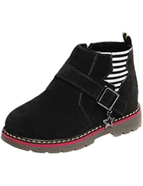 Ouneed® Stiefel Stiefeletten , Jungen Mädchen Martin Stiefel Wasserdicht Kurz Schlupfstiefel Winter Kinder Schuhe...