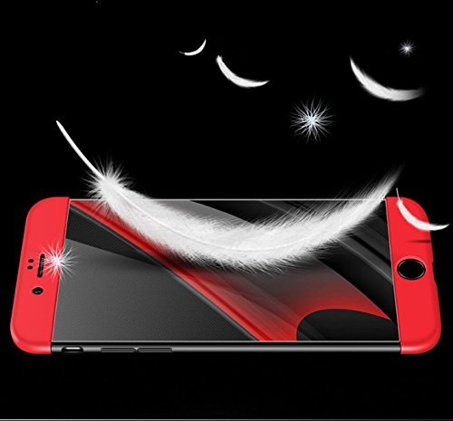 Qissy Carcasa iPhone 7 Incluido Anti-Scratch Anti-Huella Dactilar a Prueba de Choque Estuche Duro Protective Case Cover Skin para iPhone 7 4 7 Rojo Negro reviews Qissy Carcasa iPhone 7 Incluido Anti-Scratch Anti-Huella Dactilar a Prueba de Choque Estuche Duro Protective Case Cover Skin para iPhone 7 4 7 Rojo Negro