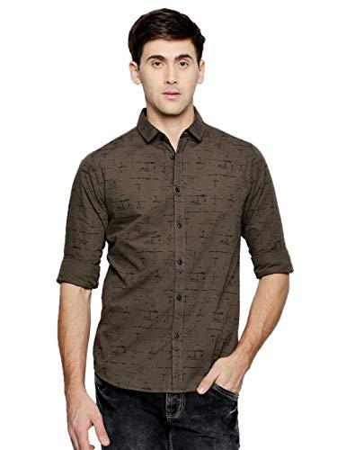 Dennis Lingo Mens Printed Olive Slim Fit Casual Shirt - Amazon Dennis Lingo Mens Printed Olive Slim Fit Casual Shirt - Amazon