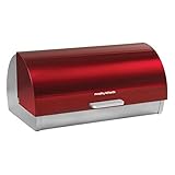 Morphy Richards Accents Roll Top Bread Bin - Red (Kitchen &amp; Home)