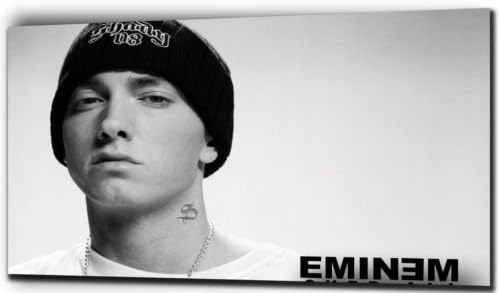 Eminem Slim Shady Art Canvas Print - Color: As Shown In Picture - Canvas Size: 12" X 20"