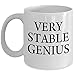 Produktbild Trump Coffee Mug - Very Stable Genius Mug - Funny 11oz Ceramic Novelty Cup - 45th POTUS Tweet Gag Gift - Political Coffee Mug By