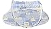 Generic Foldable Baby Bed Mosquito Net Instant Travel Tent Crib Multi-Function Playpen Pop up (Blue)