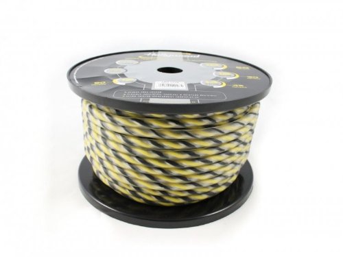Preisvergleich Produktbild Hollywood 2,5mm Lautsprecherkabel twisted gelb