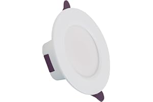 LEDKIA LIGHTING Downlight LED 8W Rond Bain IP65 Coupe Ø 75 mm 4000K Blanc neutre