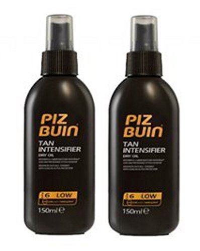 Piz Buin TAN INTENSIFIER Tan Intensifying DRY OIL SPF6 (pack of 2) 150ml each