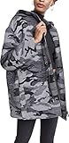 All-Over Camouflage Optik Urban Classics Damen Ladies Oversize Camo Parka, Mehrfarbig (Darkcamo 00707), Small