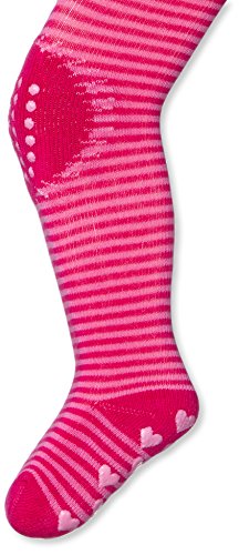Twins Baby Girls Non Slip Tights, Pink (Pink ), 9-12 Months (Manufacturer size: 86)