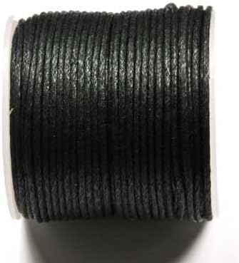 Imagine Perles Waxed Cotton Cord 0.5 mm Black