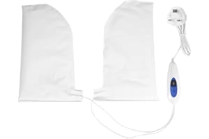 QINLORGO Therapeutic Heated Mitts for Paraffin Wax Therapy Manicure SPA Treatment Hand Care Mittens Skin Mate