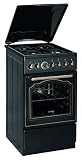Gorenje K 57 CLB1 Herd Elektro und Gas / A / 48 Liter / Breite: 50 cm / matt-schwarz / Classico Collection