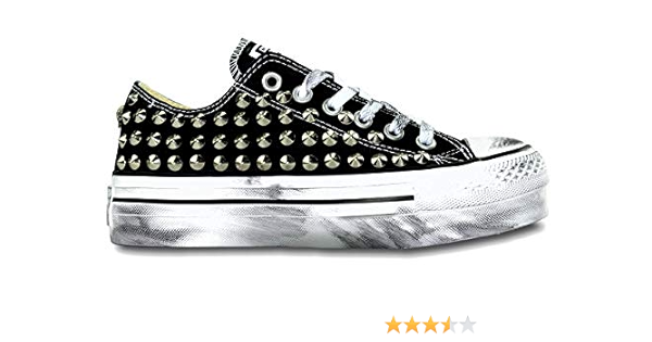 converse nere borchiate amazon