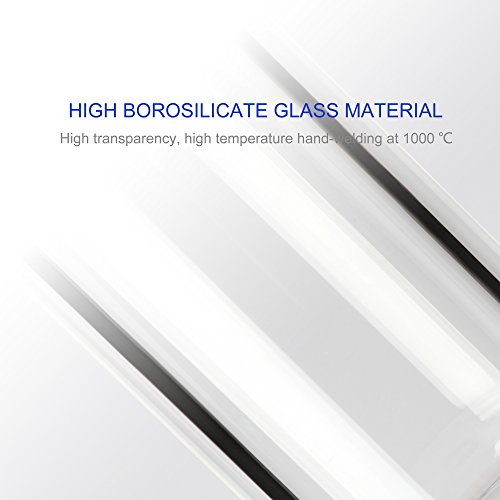 REANICE Recycler Glas Bongs wasser bong bubbler einfache bong 14.5mm bong schüssel höhe 35cm direkt glas rohre honigwabe zweig bongwasser bohrinseln pfeife großen bongs – glas mit zubehör, große weiße - 5