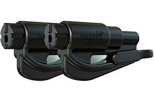 Resqme GBO-RQMTWIN-BLACK Car Escape Tool, Black, 2 Resqme