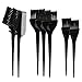 Segbeauty® 7pcs Black Tint Brush Set Hair Dye Brush, Sturdy Section Hair Tinting Brush, Professional Salon Hair Styling Balayage Tools Color Highlighter Brush