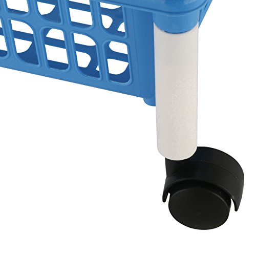 axentia Rollwagen – Allzweckwagen für Büro, Küche & Bad – Rollregal aus Kunststoff- Küchenwagen mit 3 Körben – Nischenregal modern – Korbregal platzsparend, keine Farbauswahl möglich - 3