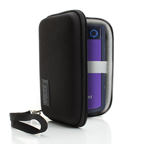 USA GearUSA Gear Hard Shell External Hard Drive Carrying Case - Works With Western Digital / WD My Passport , Transcend StoreJet , Toshiba Canvio , Seagate Backup , Silicon Rugged Armor , HGST & More Portable External Hard Drives