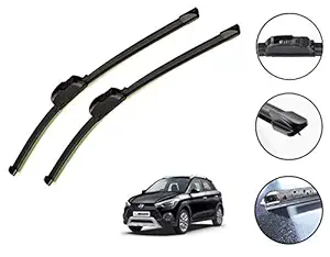 Auto Hub Car Wiper Blades for Hyundai i20 - Set of 2 Pcs (D-24,P-16)