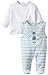 Julius Hüpeden Baby Boys "Happy Farm" im Set mit Oberteil Footies, Multicoloured (baby Blue 123000), 0-3 Months (Manufacturer size 62)