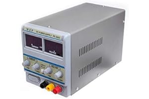 Regelbares Netzgerät 0-30V 0-5A Labor Digital DC Netzteil Trafo Variable Stabilisiert Digitalanzeige Labornetzteil Netzteil Strommessgeräte Labornetzgerät