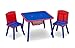 Delta Children Table and Chair Set (Blue/Red)