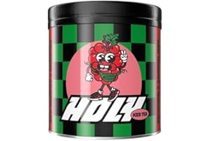 HOLY ENERGY HOLY Iced Tea Red Grapes x Hibiscus | 50 portions with antioxidants & superfoods | Sugar-free iced tea with Relax formula | Vegan with 100% natural fruit flavours