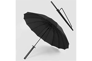 huyiko Parapluie Samurai New Samurai Parapluie Long Ninja Katana Japonais