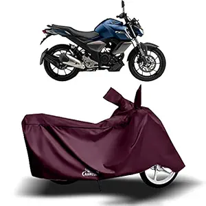 Cover Lab - Yamaha FZ-Fi Version 3.0 New BS6 Water Resistant - Dust Proof - Full Bike Scooty Two Wheeler Body Cover for Yamaha FZ-Fi Version 3.0 (Maroon)