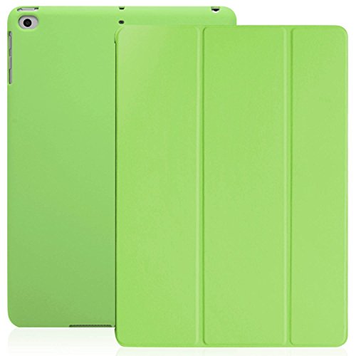 iPad 9.7 Zoll Case Hülle 2017 - KHOMO Grünes Grün Gehäuse mit Doppeltem Schutz Ultra Dunn und Super Leicht Smart Cover Schutzhülle Nur für 2017 Version Neue Apple iPad 9.7 - Green
