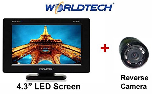 Worldtech NV 8 LED Reverse Parking Camera and 4.3-inch LED TFT Monitor RS.2340 (53.00% Off) - Amazon