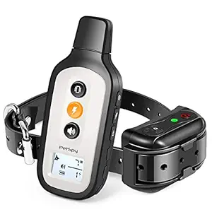 PetSpy X-Pro Dog Training Shock Collar for Dogs with Remote, Fully Waterproof Vibration and Beep Electric Trainer, Small to Large Dogs