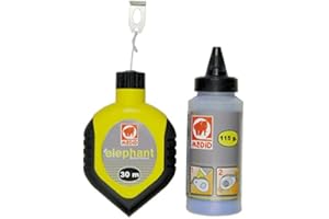 YOODITA Wilmart - Cordeau Traceur Bi-Matière 30M + Biberonde Poudre Bleu 115G Gb